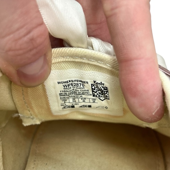 Keds x Kate Spade Glitter Ribbon Sneakers Rose gold Wedding Shoes 9 - Picture 9 of 11